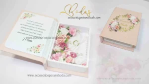 Porta aros libro
