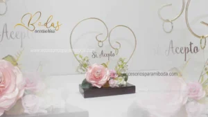 Porta aros corazón