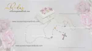 Lazo nupcial perlas con cofre