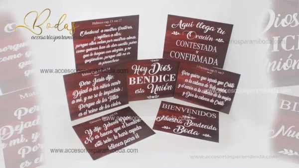 Pack cartelitos