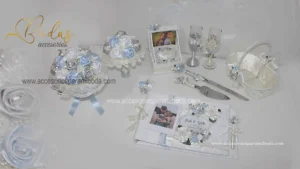 Pack celeste con blanco