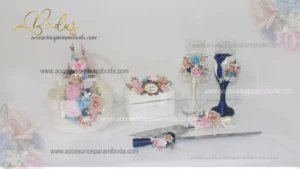 Pack celeste y nude