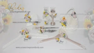 Pack girasoles con rosas