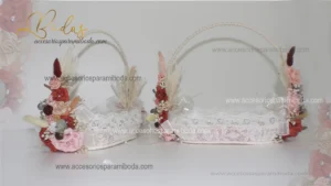 Canastita floral nude