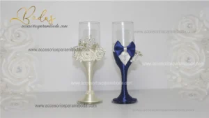 Copas azul perla